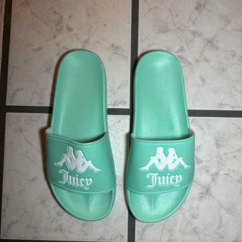 KAPPA X JUICY COUTURE Authentic Adam Slides in Mint